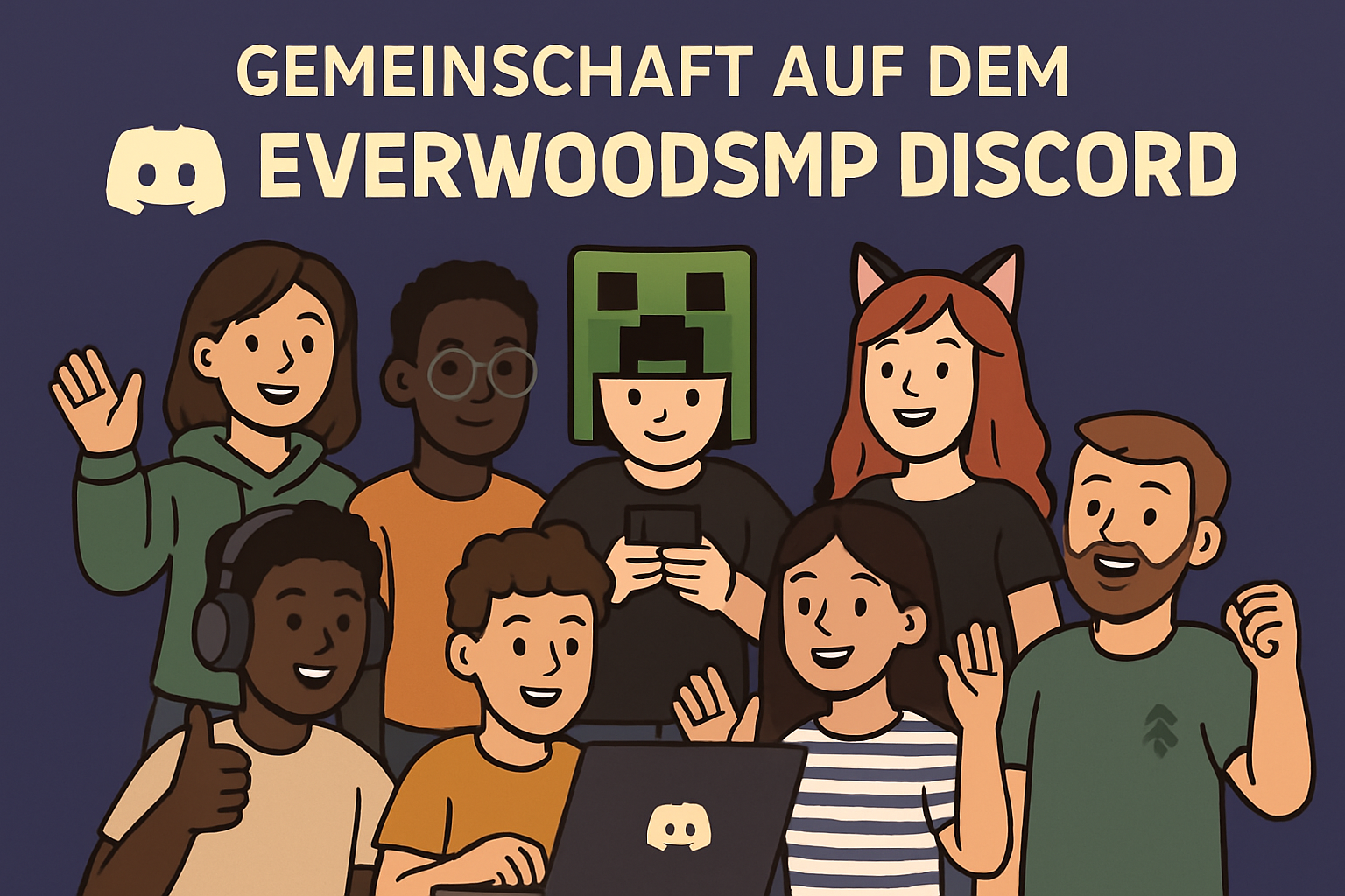 Gemeinschaft auf dem EverwoodSMP Discord